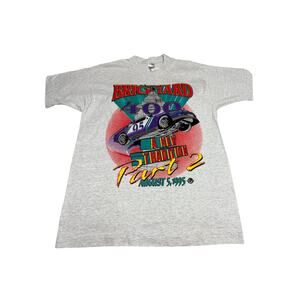NWT Vintage NASCAR T-Shirt 1995 Brickyard 400 Indianapolis Made in USA- LARGE